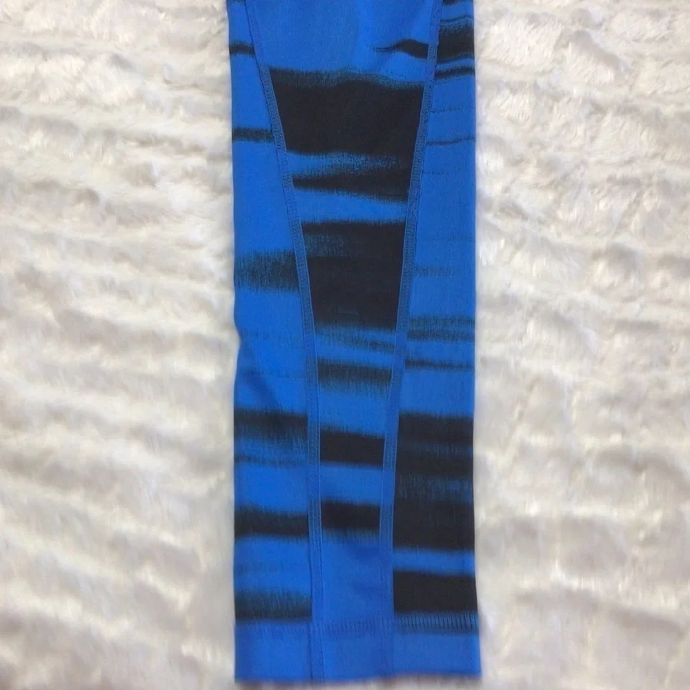 Z By Zella Leggings Blue Black S Running Gym Workout
